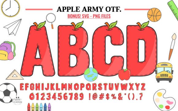 Apple Army: A Color Font for Creative Impact