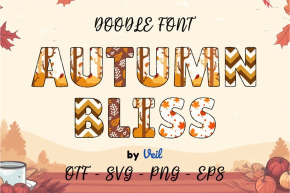 Autumn Bliss: A Playful Font for Creative Design