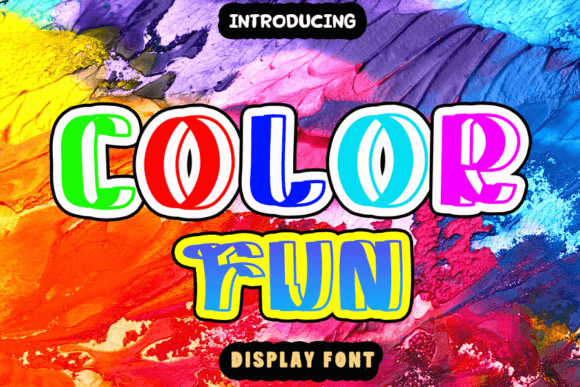 Color Fun: A Playful Display Font for Vibrant Designs