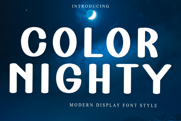 Color Nighty: Elevating Visual Communication with Distinctive Typography