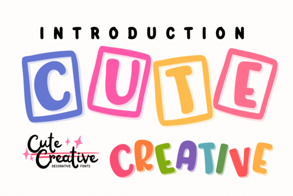 Cute Creative: Playful Typography for Vibrant Design