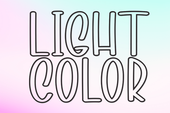 Exploring the Light Color Font: A Modern Design Asset
