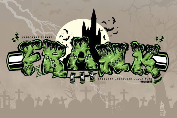 Frank Halloween Color Font: Vibrant Typography for Creative Projects