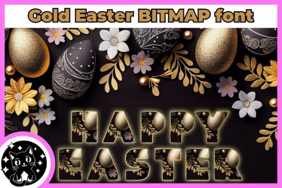 Gold Easter: A Festive Font for Creative Projects