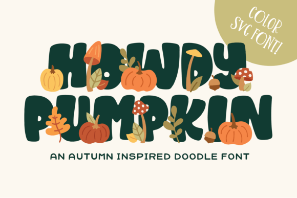 Howdy Pumpkin: An Autumn-Inspired Font for Creative Branding