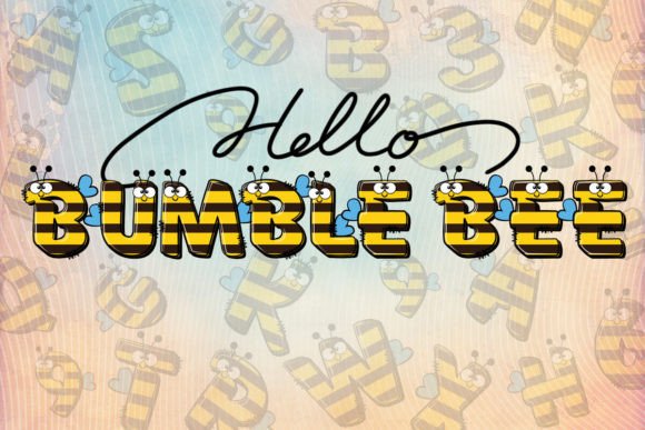 Introducing Bumble Bee Font: A Whimsical Typeface for Creative Design