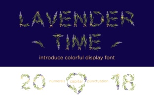 Lavender Time: A Vintage Font for Modern Design