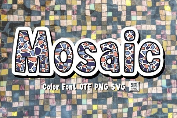 Mosaic Color: A Playful Font for Vibrant Designs