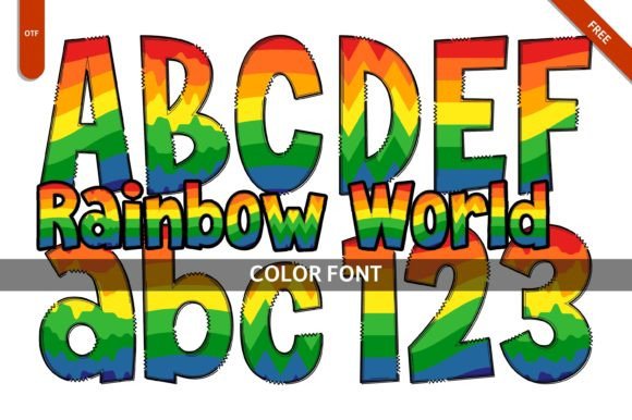 Rainbow World: A Vibrant Asset for Creative Design