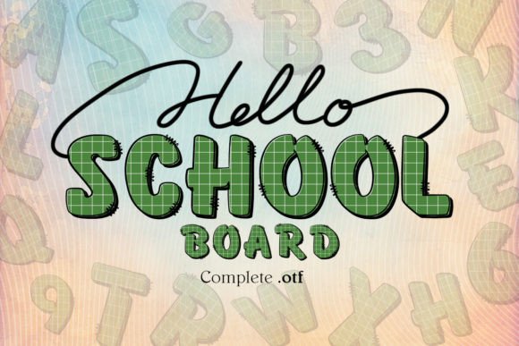 School Board Font: A Scholarly Touch for Modern Design