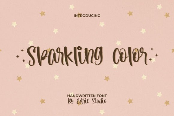 Sparkling Color: Elevate Your Designs with Whimsical Typography