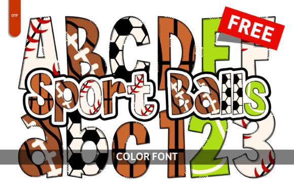 Sport Balls: A Playful Font for Dynamic Design