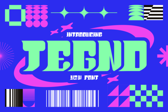 Tegno: The Y2K Font for Bold, Retro-Futuristic Design