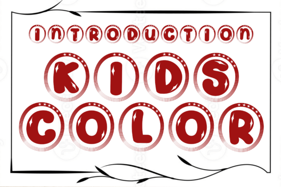 Unleash Playful Typography with Kids Color Font