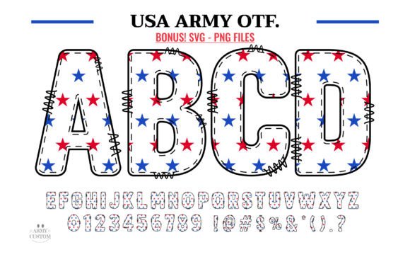 USA Army Font: A Patriotic Design Asset for Visual Storytelling