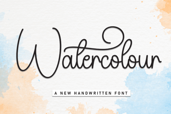 Watercolour Font: Elevating Designs with Handwritten Elegance
